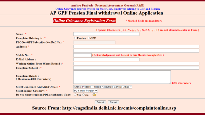 AP GPF Pension