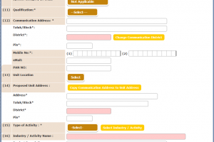 PMEGP Online Application Registration