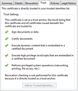 adobe reader for aadhaar card signature validation